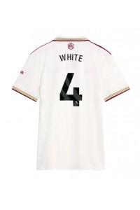 Arsenal Ben White #4 Jalkapallovaatteet Naisten Kolmaspaita 2025-26 Lyhythihainen